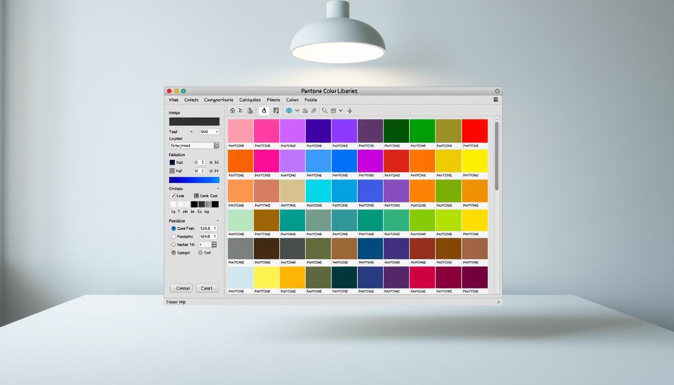 Photoshop color libraries dialog