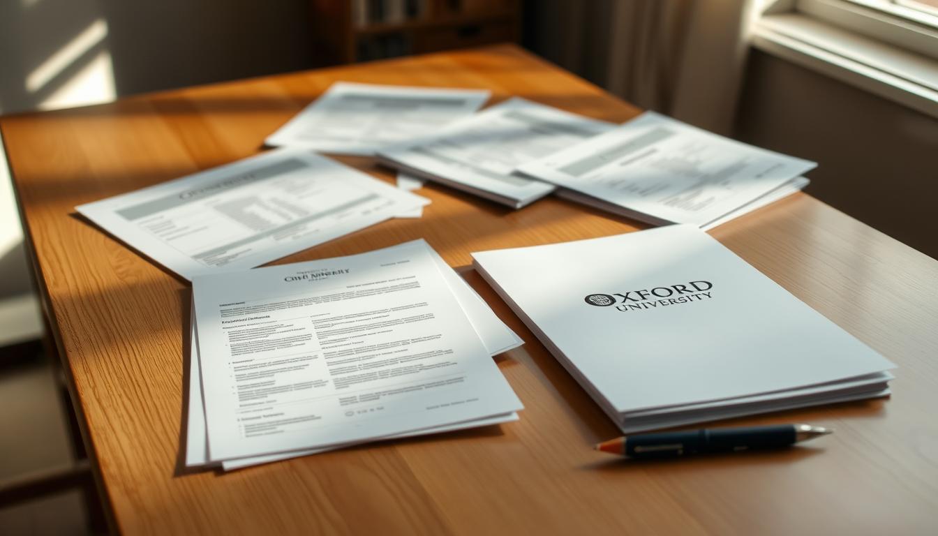 Oxford University Application Documents