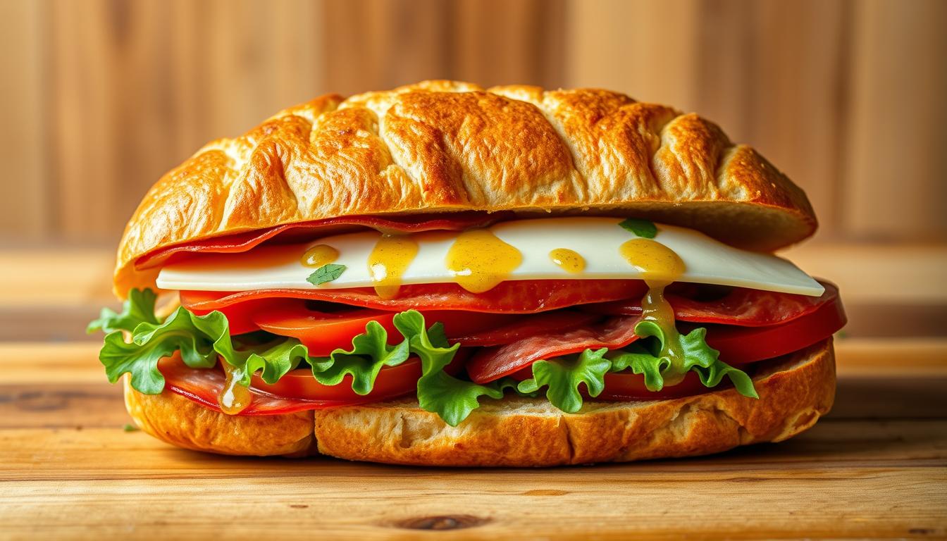 Italian grinder sandwich