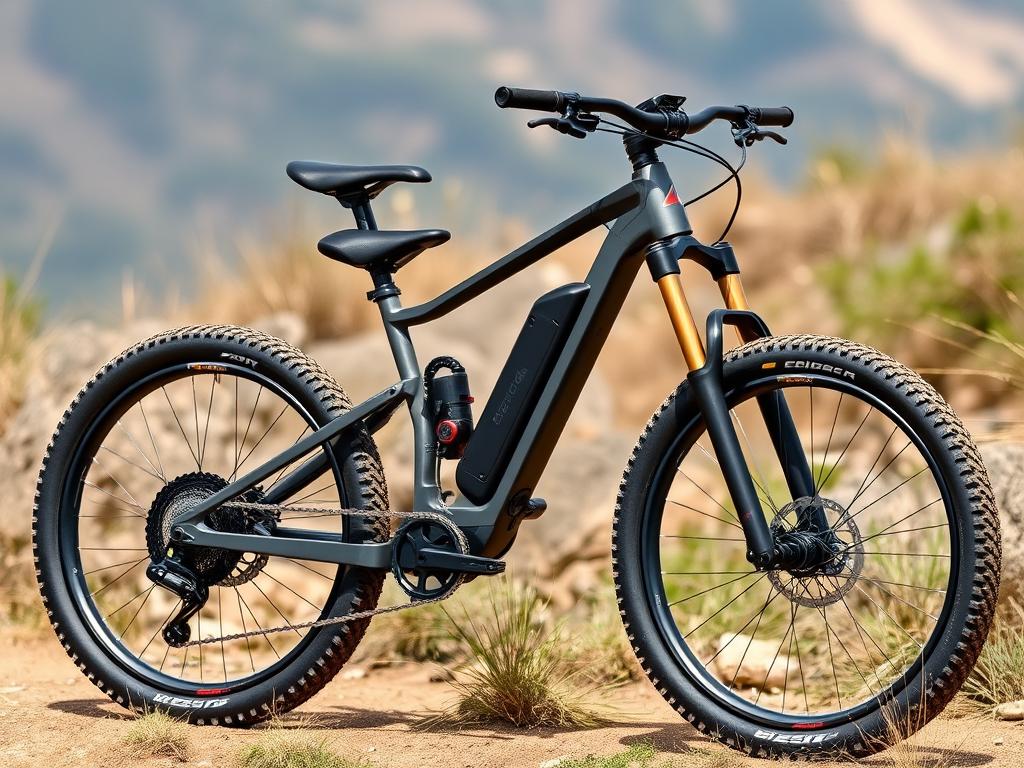 Mountain e-bike for off-road weight loss workouts