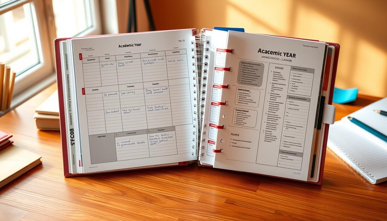 academic year homeschool planner