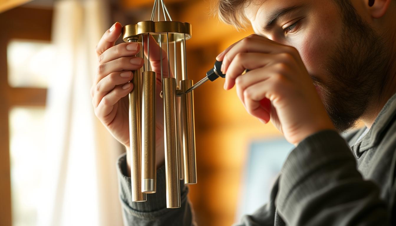 DIY wind chimes maintenance
