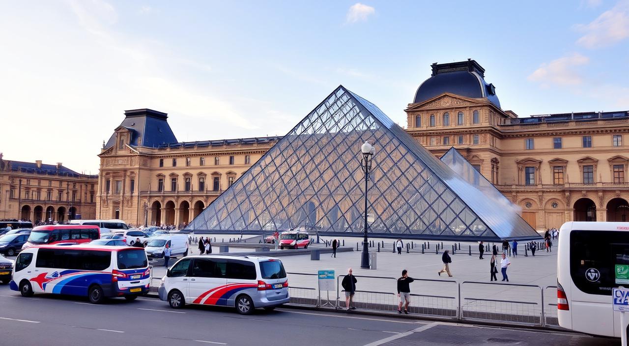 como chegar ao museu do louvre