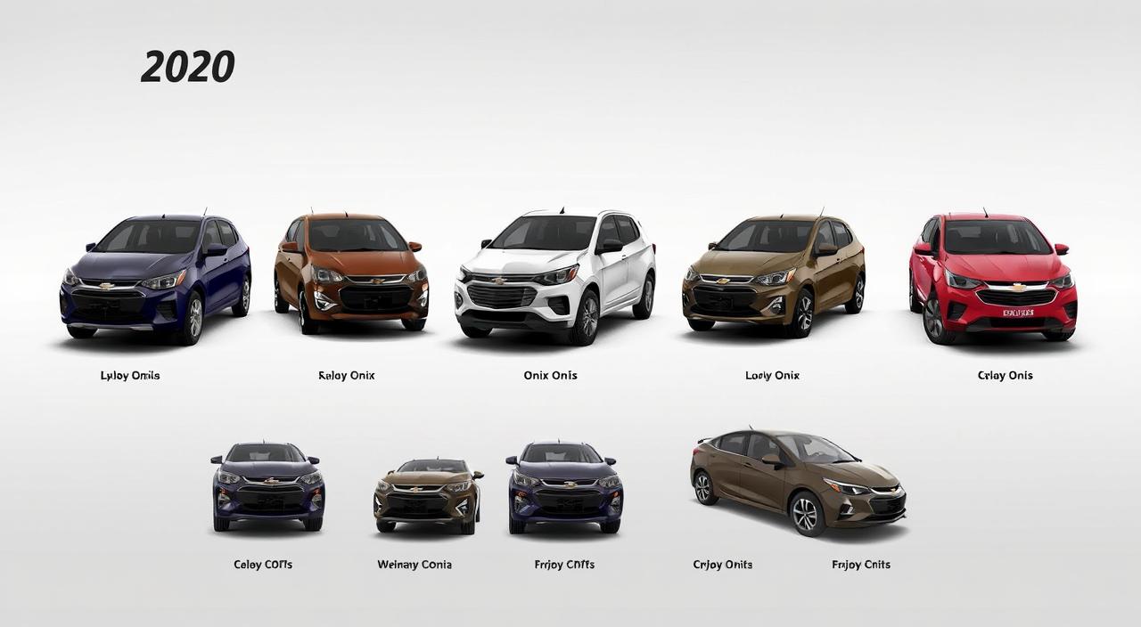 versões Chevrolet Onix 2020