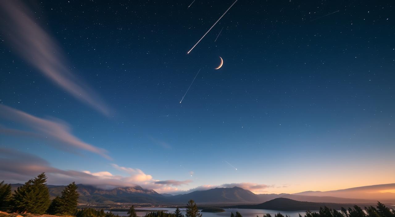 observação de meteoros líridas