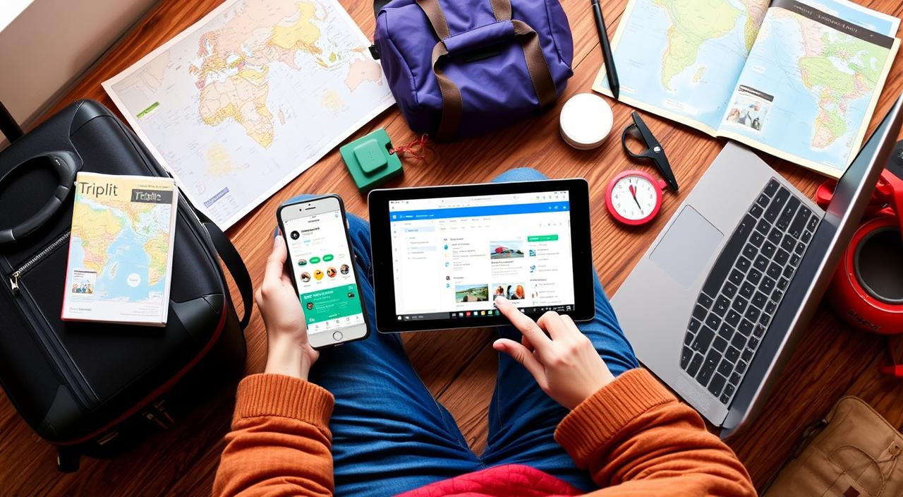 tripit app organizador viagem