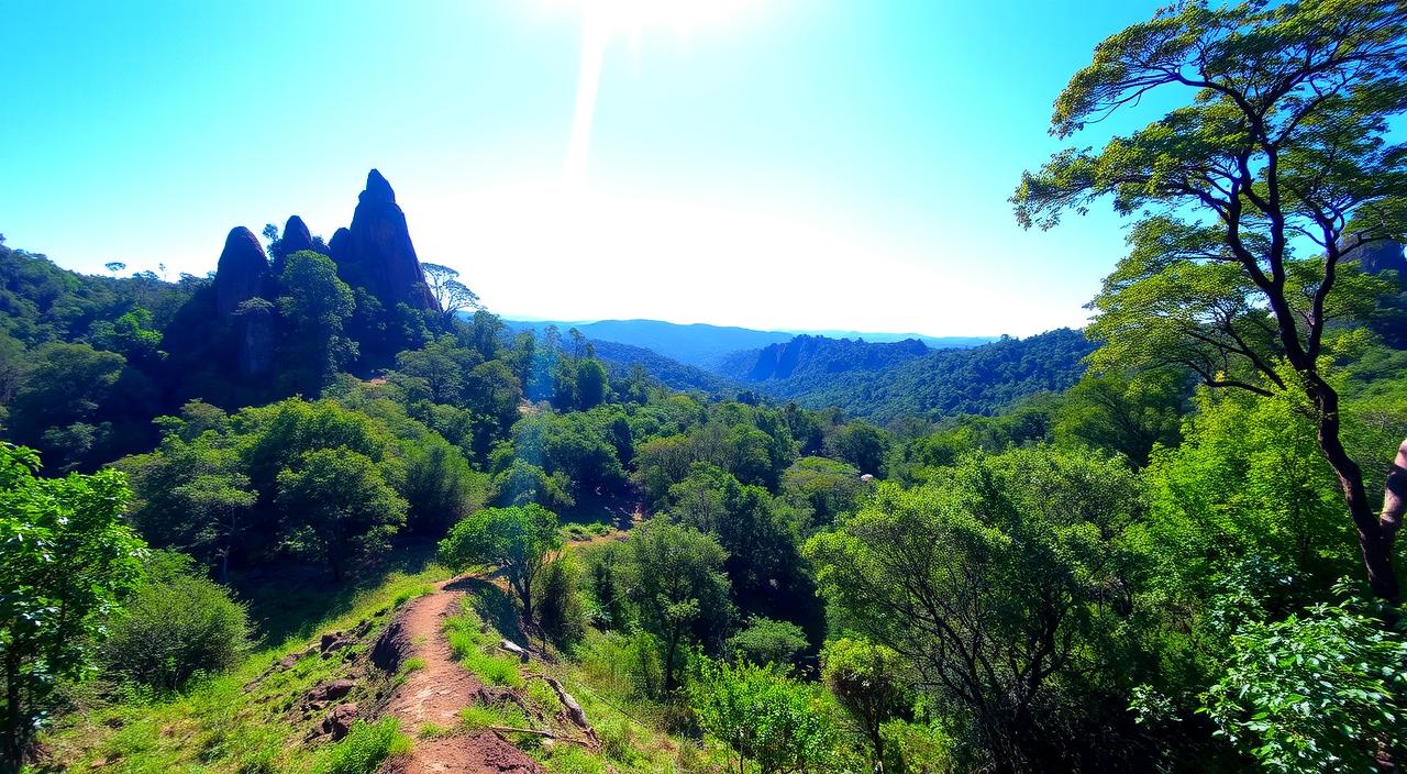 trilhas em Aiuruoca Minas Gerais