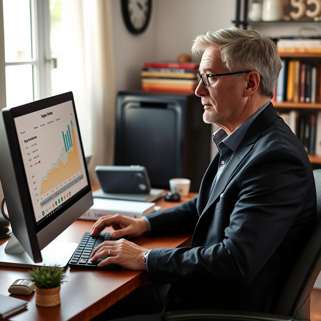Specialist affiliate marketer focusing on a micro-niche to generate passive income in 2025