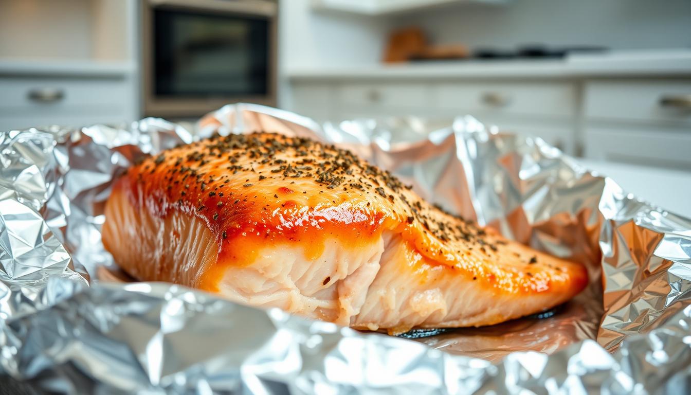 oven baked salmon in foil