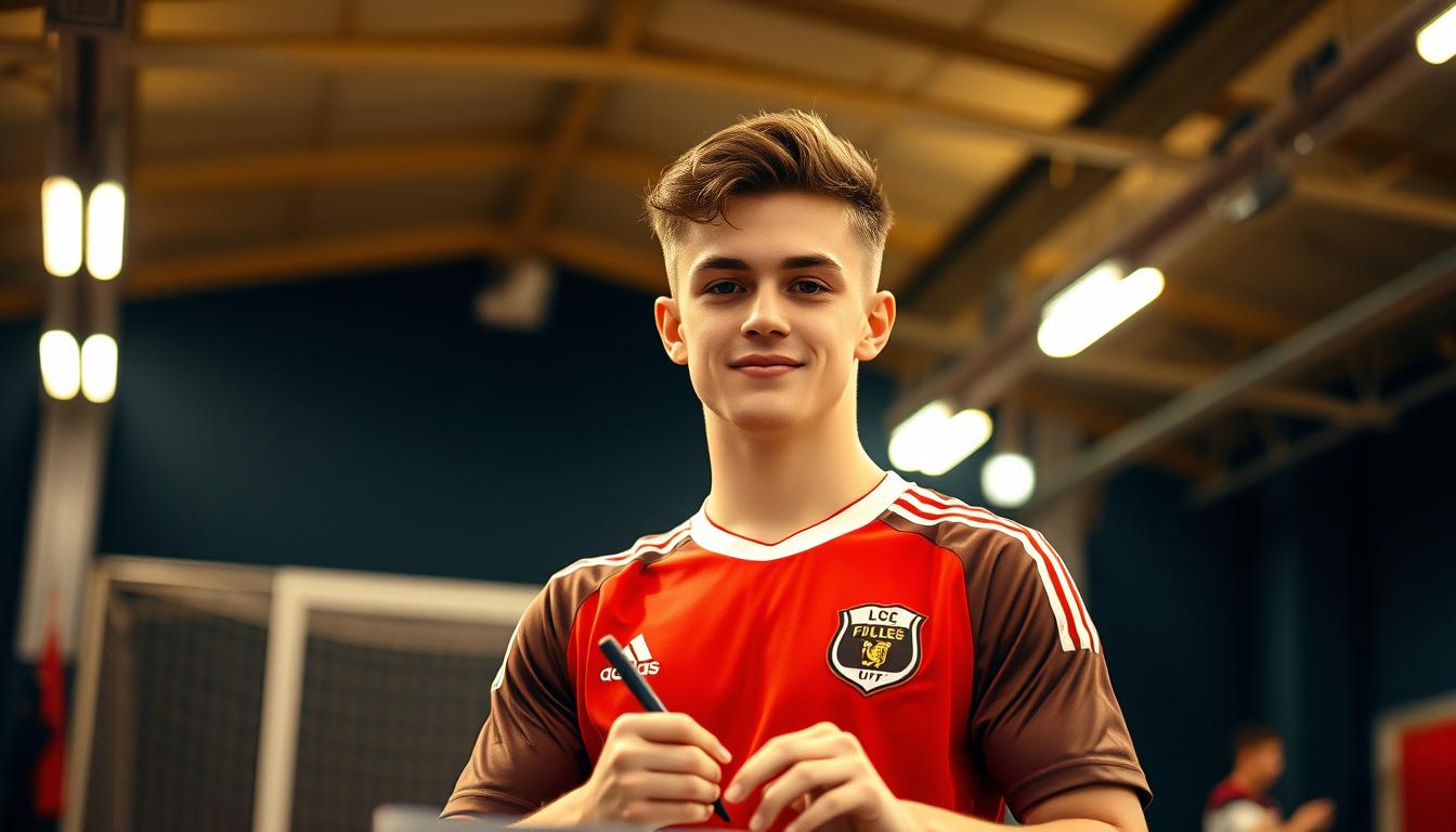 Contrat stagiaire football jeune talent