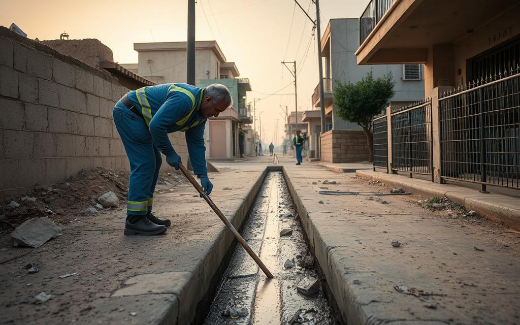 كشف تسربات المياة حي البغدادية بجدة
