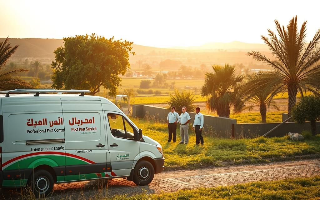 مكافحة حشرات الخيران بالكويت شركة النجم الذهبي