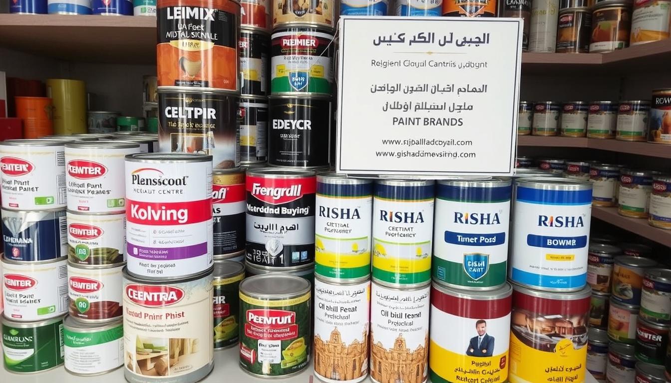 أصباغ ماركات عالمية متوفرة لدى أفضل شركة أصباغ في جدة