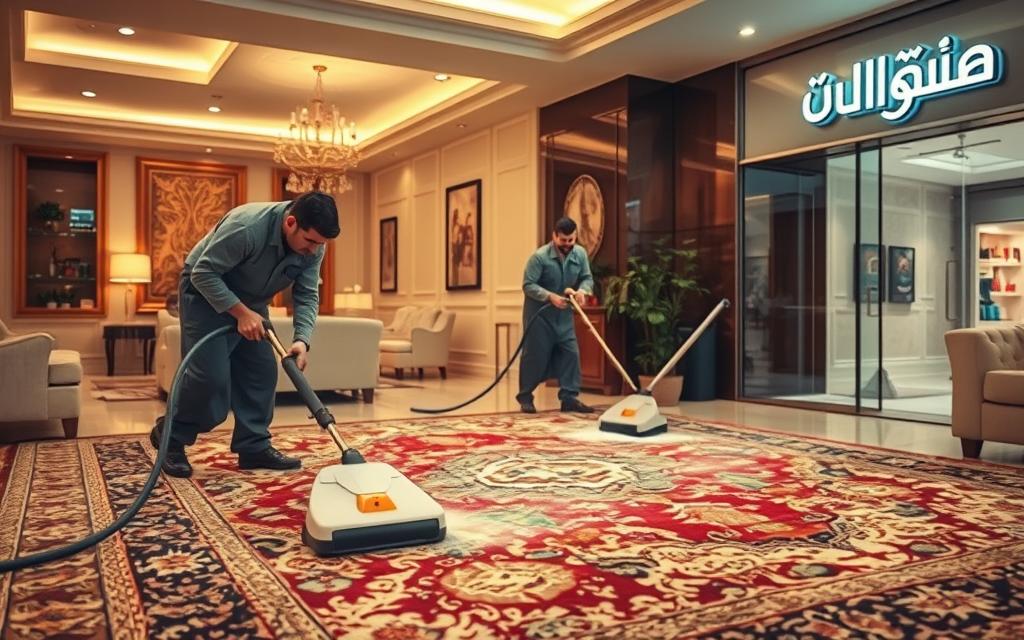 خدمة تنظيف سجاد الدمام