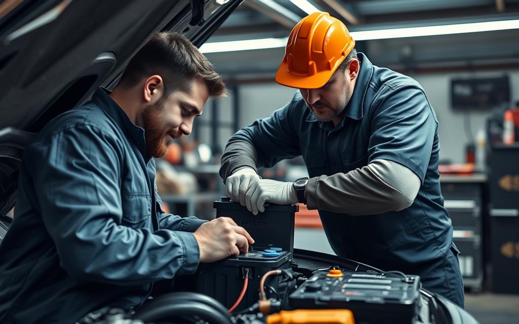 تبديل بطاريات سيارات الكويت
