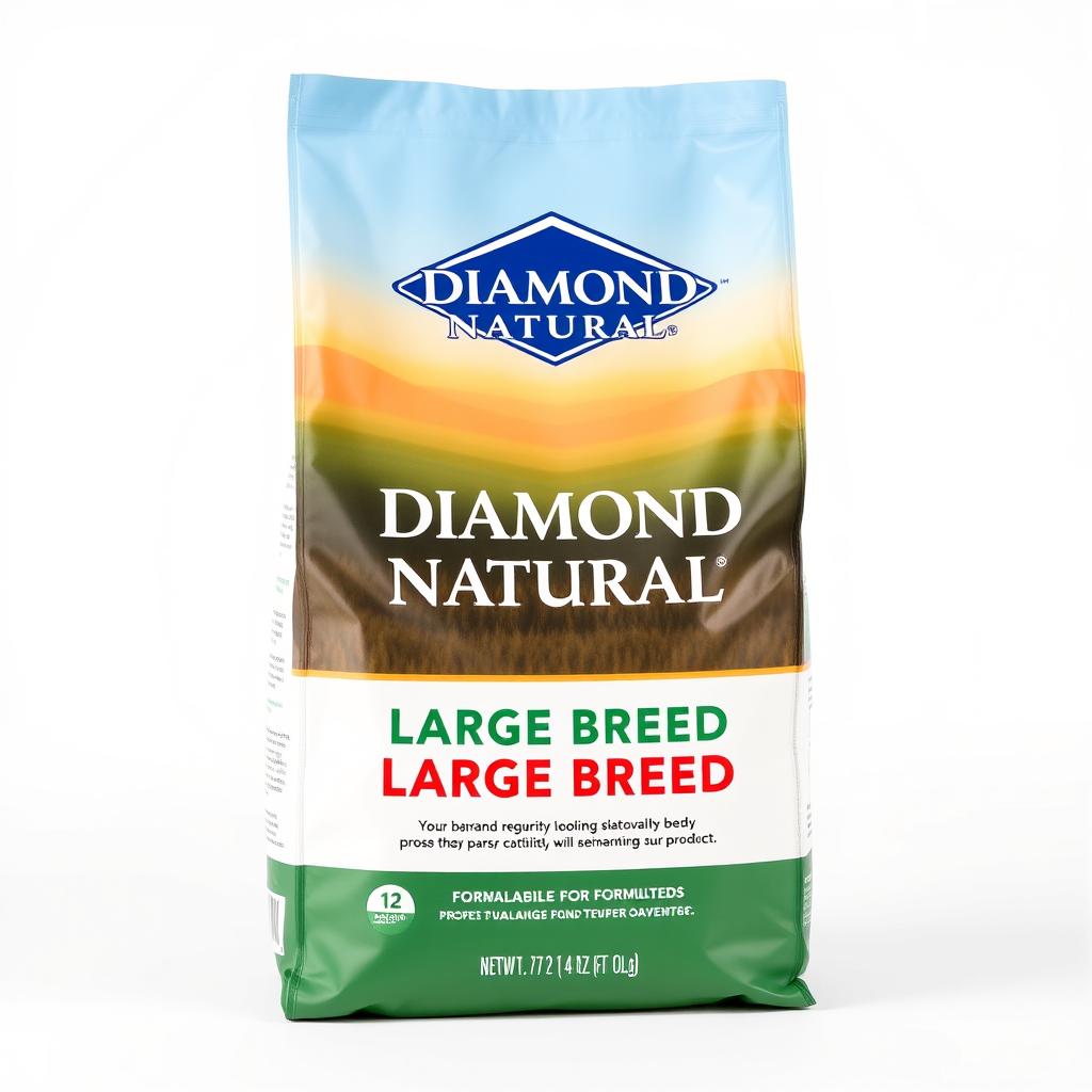 Package of Diamond Naturals Large Breed dog food for Rhodesian Ridgebacks