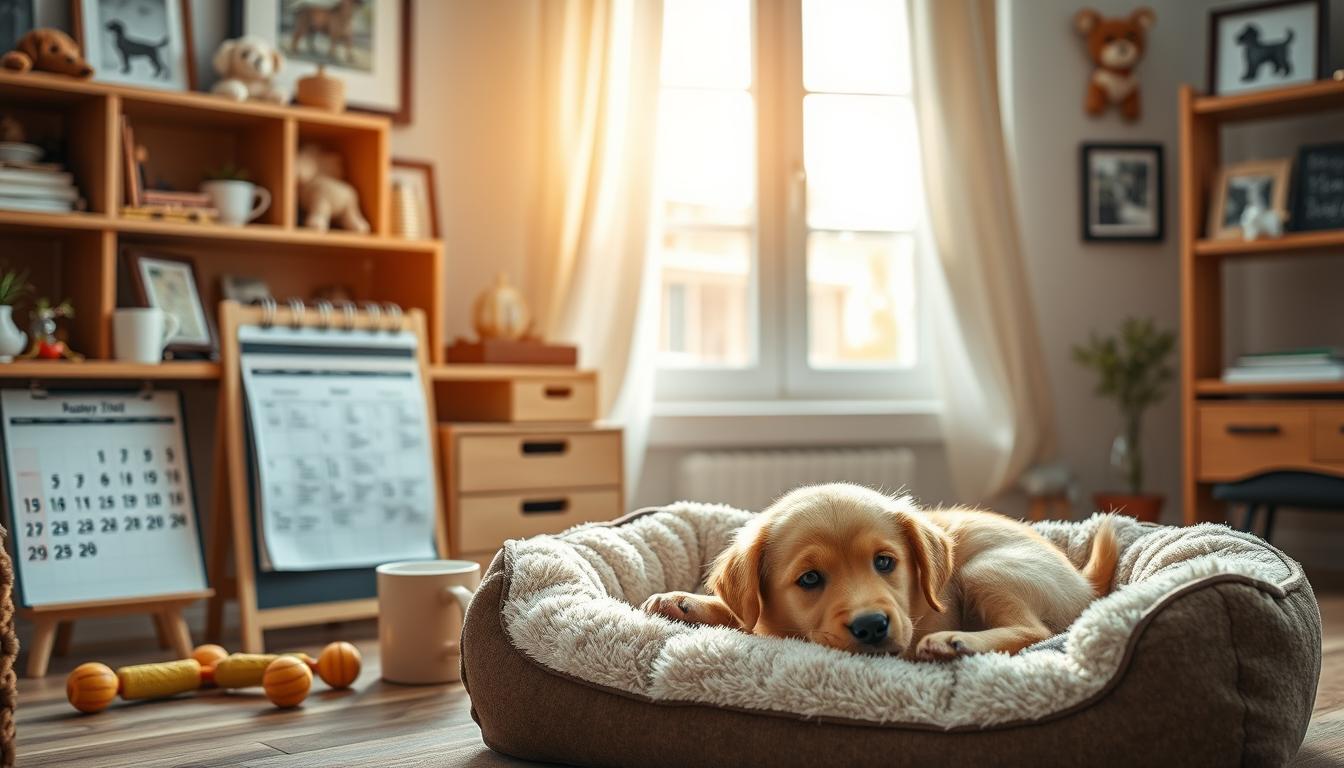 Puppy schedule 8 weeks