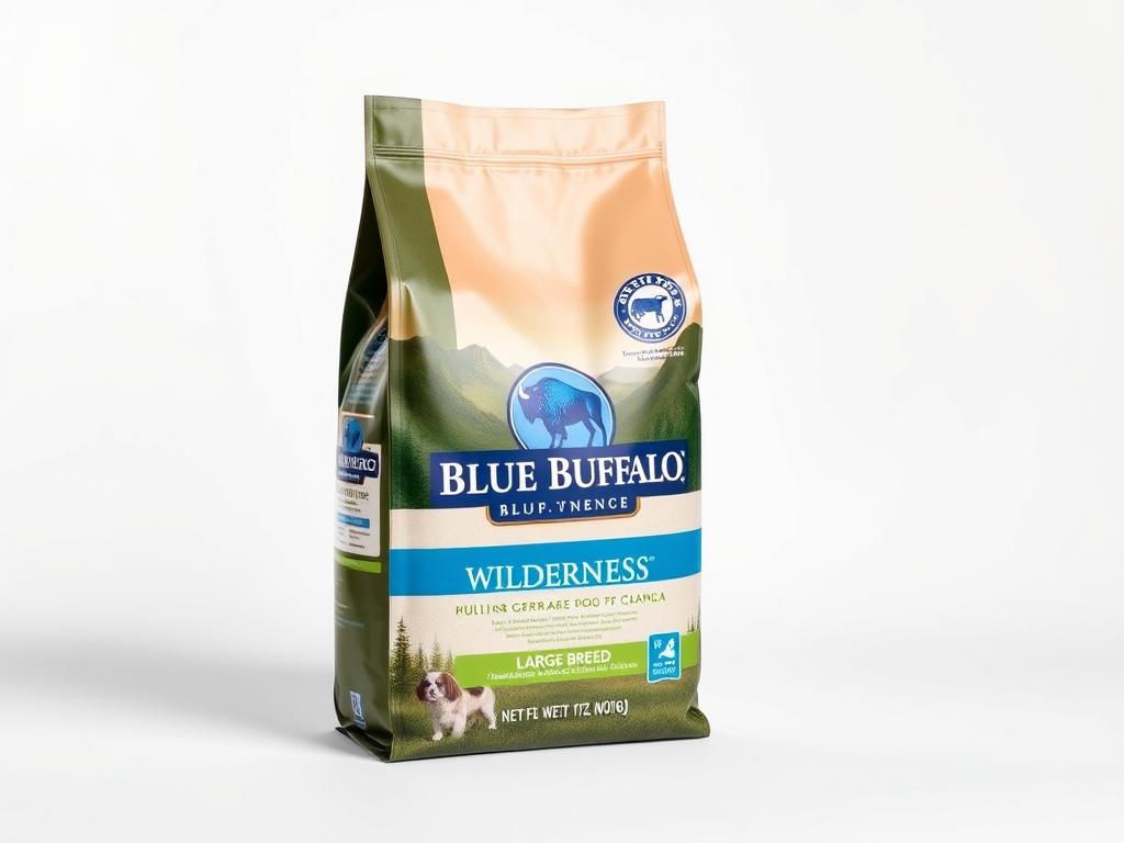 Package of Blue Buffalo Wilderness Large Breed dog food for Rhodesian Ridgebacks