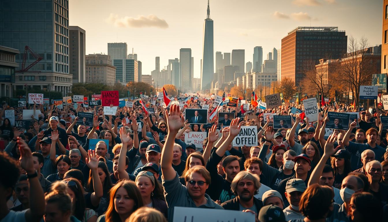 ‘Hands Off!’ protests against Trump and Musk are planned across the US