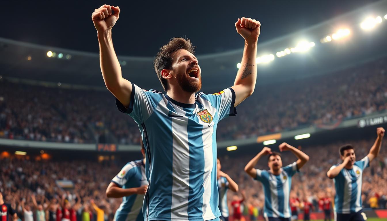 messi injury return match goal celebration
