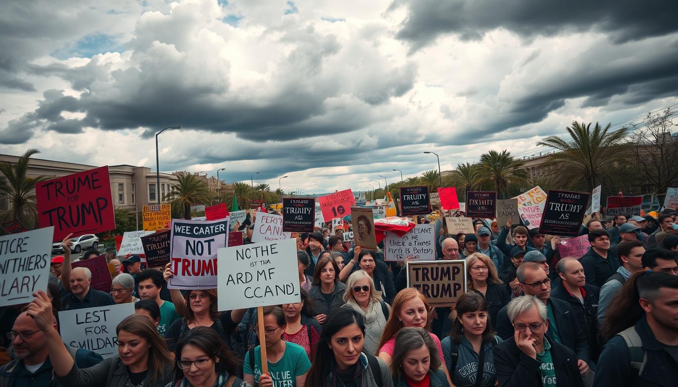 trump protests movement overview