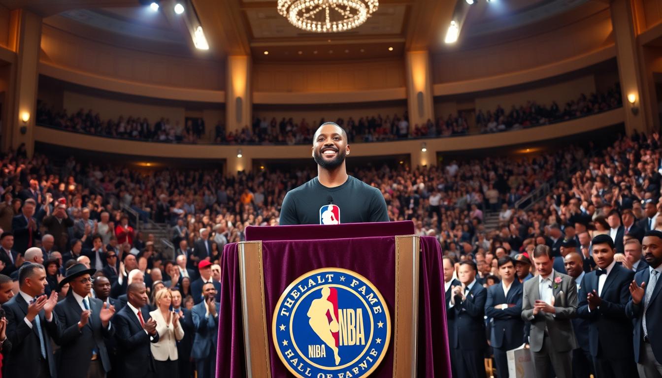 Carmelo Anthony Hall of Fame induction ceremony