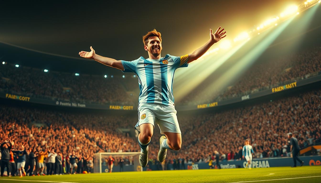 messi quick return goal celebration