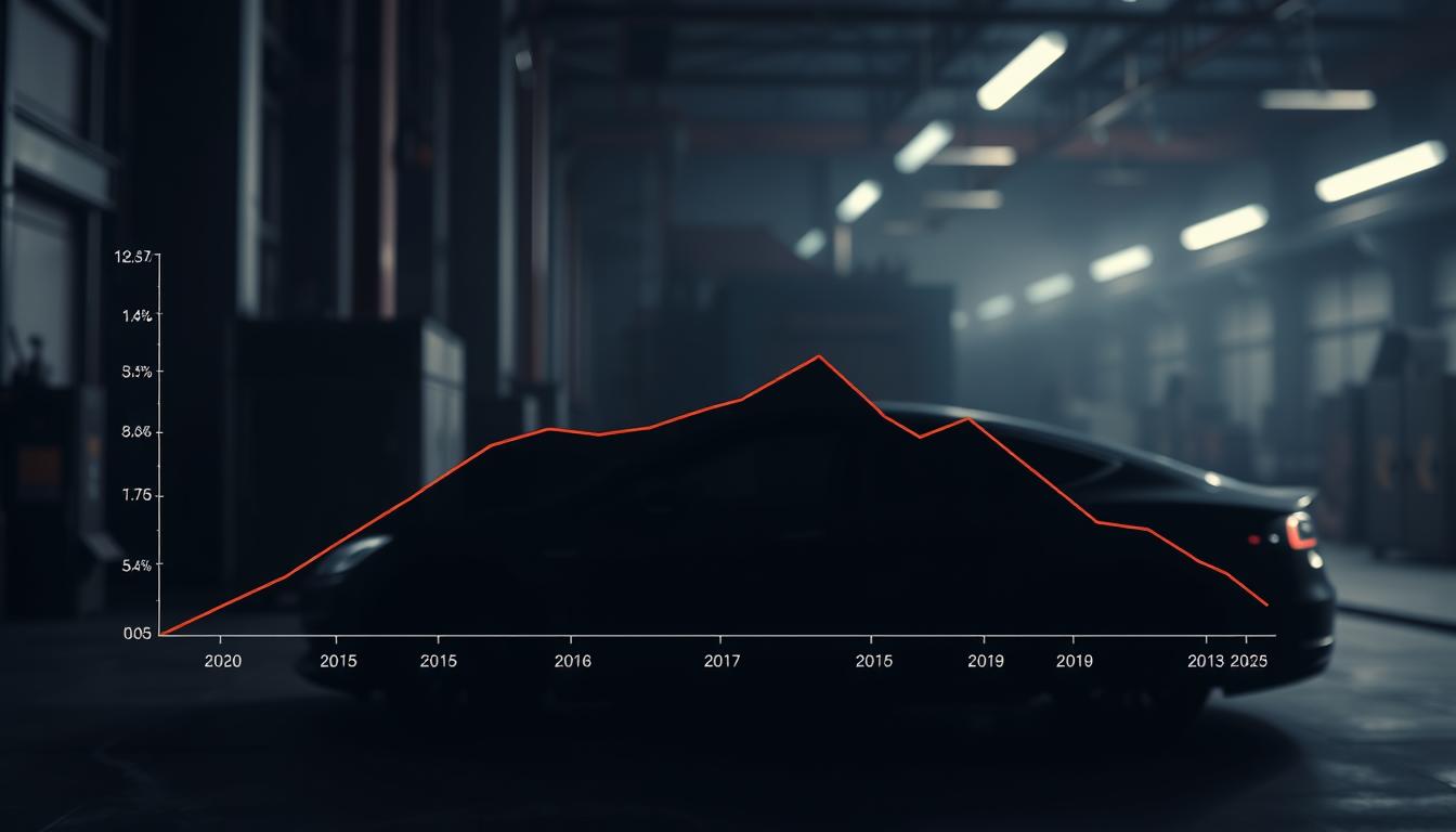 tesla sales decline trends