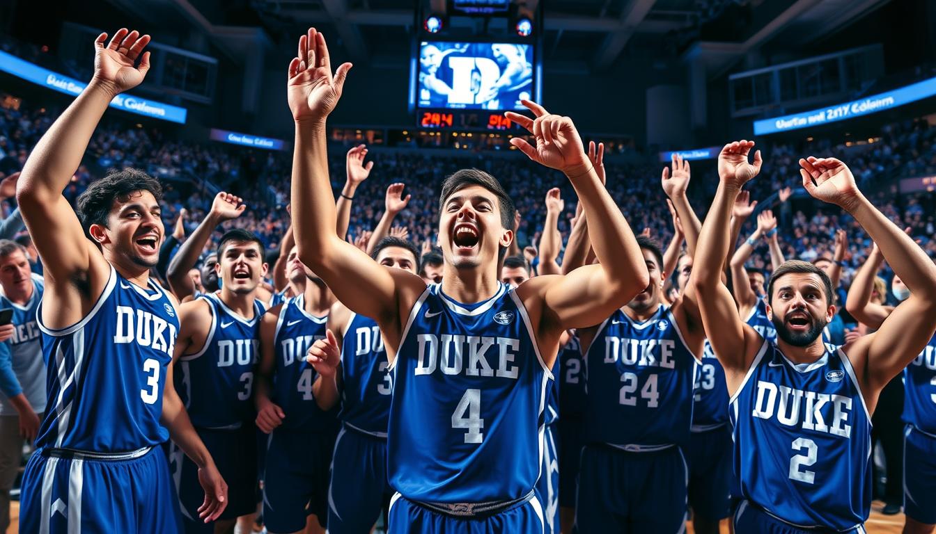 duke blue devils college basketball victory