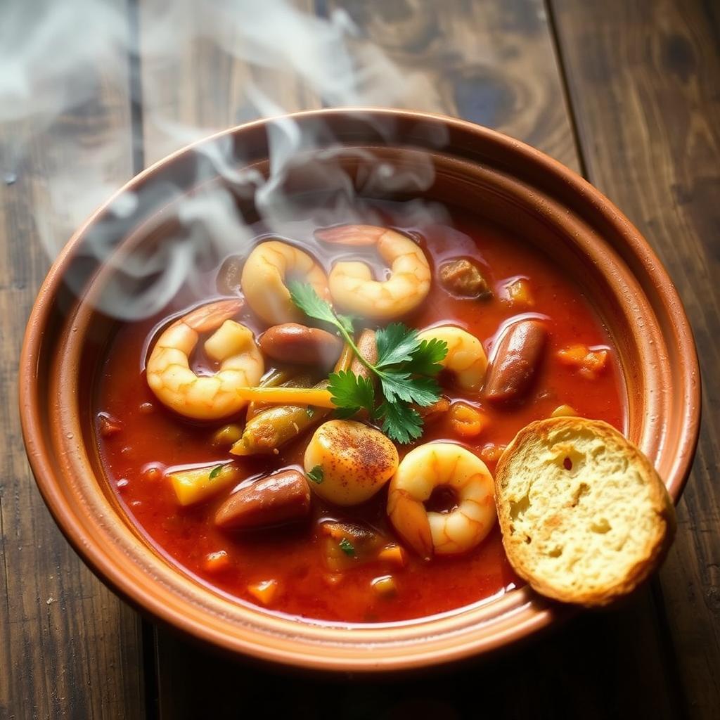 Cajun Slow Cooker Shrimp Gumbo