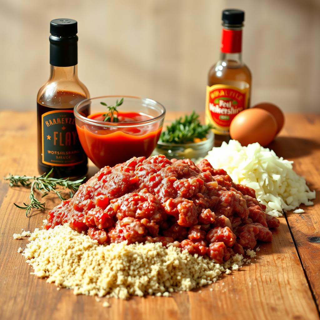 Ground Beef Meatloaf Ingredients