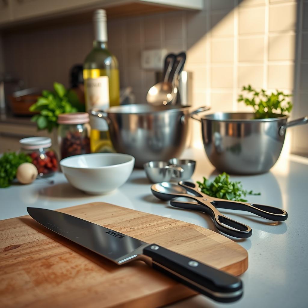Kitchen Tools for Chicken Bryan Preparation