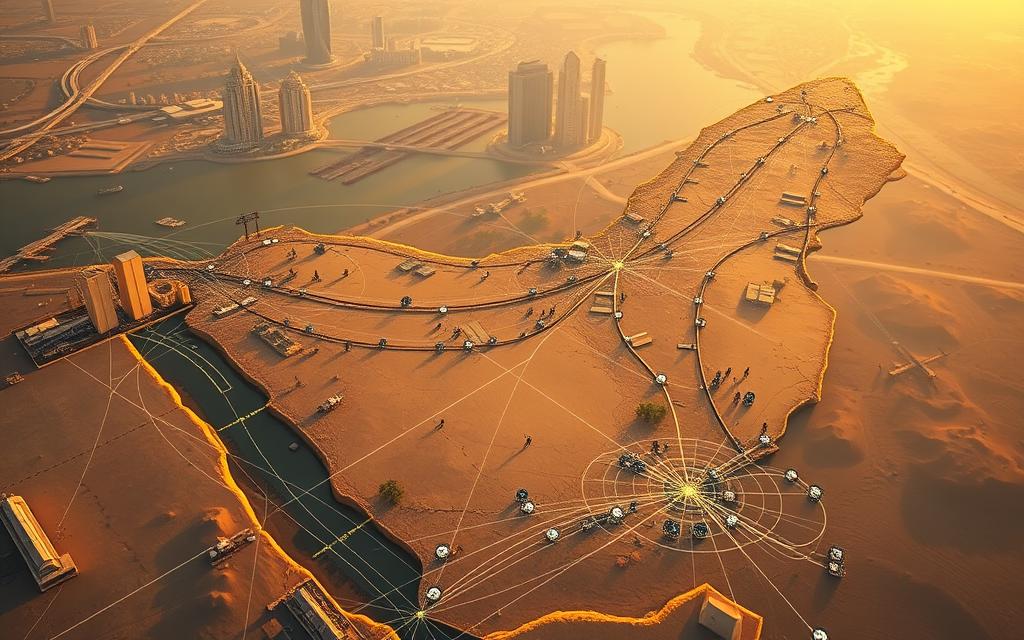 تغطية المناطق الإمارات