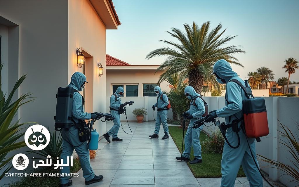 مكافحة حشرات الامارات شركة الحماية الذهبية