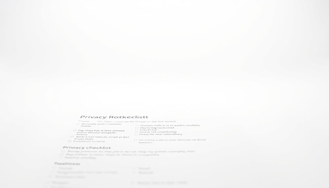 privacy checklist