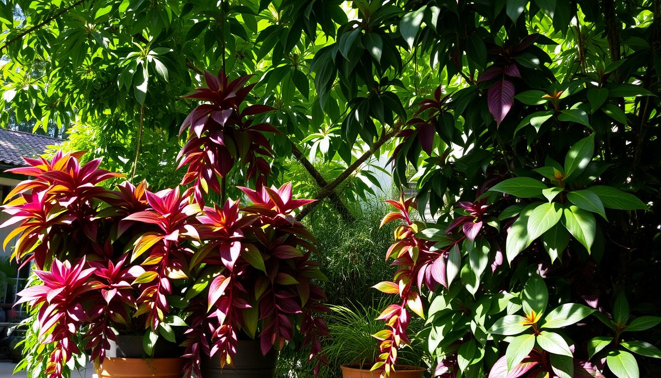 نباتات الظل ذات الأوراق الملونة