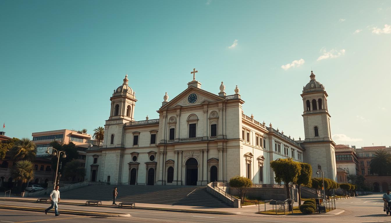 Generiere ein Bild des Klosters San Francisco in Lima, Peru