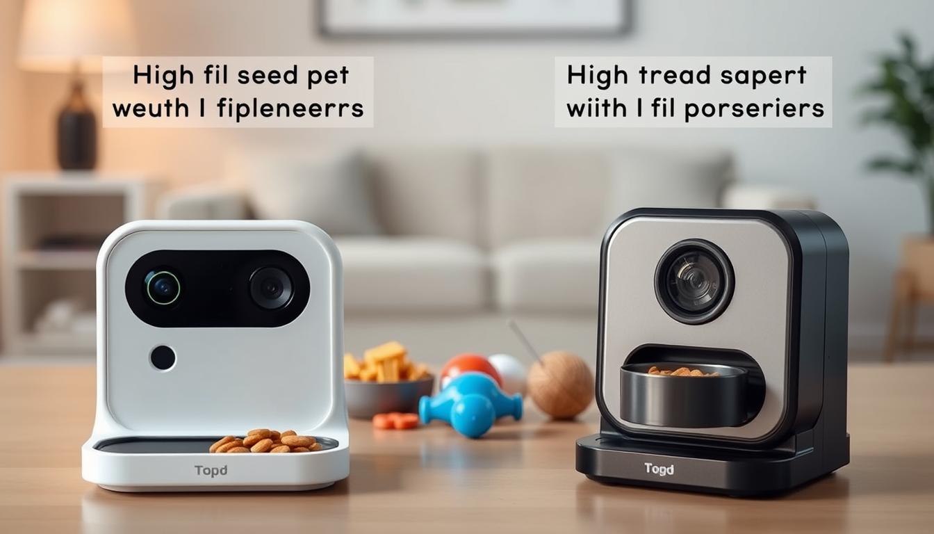comparing pet cameras with treat dispensers