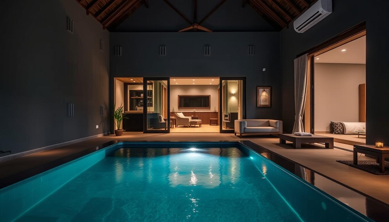 Modern loft-style suite with plunge pool at The Bohemian Canggu, a Bali luxury hotel under $150