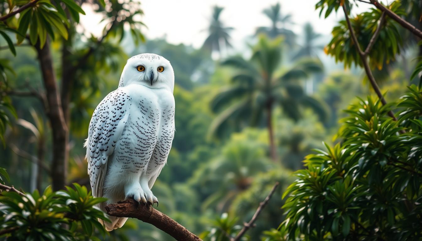 Bubo scandiacus di Indonesia