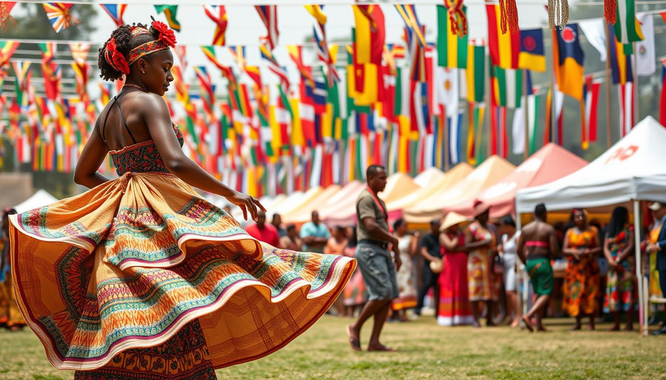 pakaian tradisional Rwanda di festival internasional