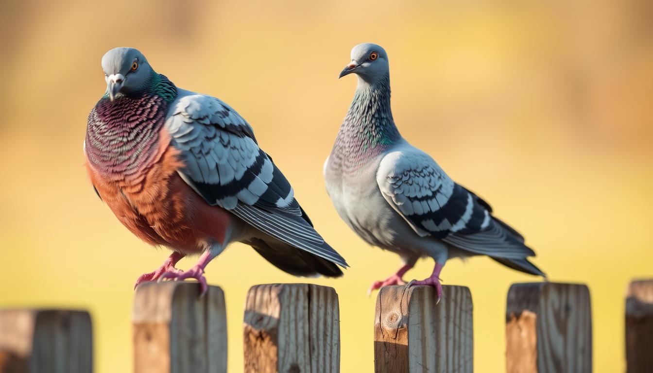 Perbedaan Merpati Domestik dan Liar