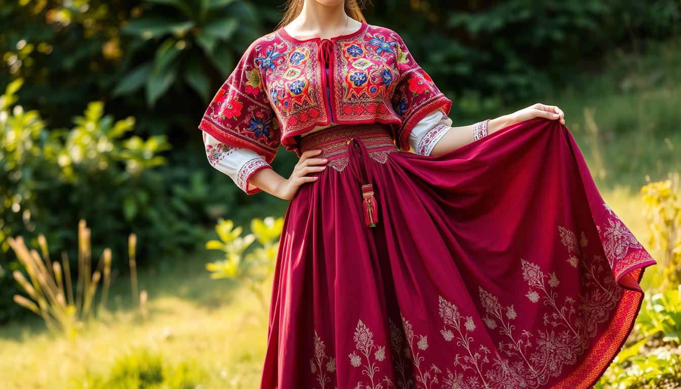 baju tradisional Rumania