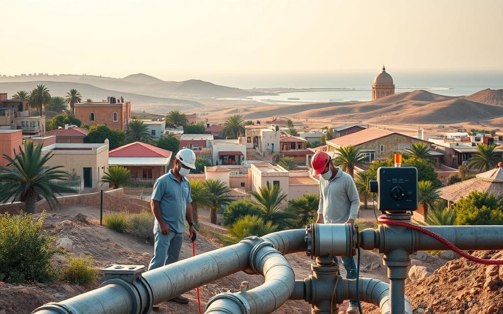 كشف تسربات المياه جازان