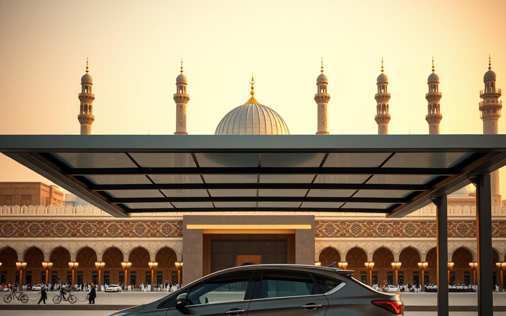 تصميم مظلات السيارات مكة