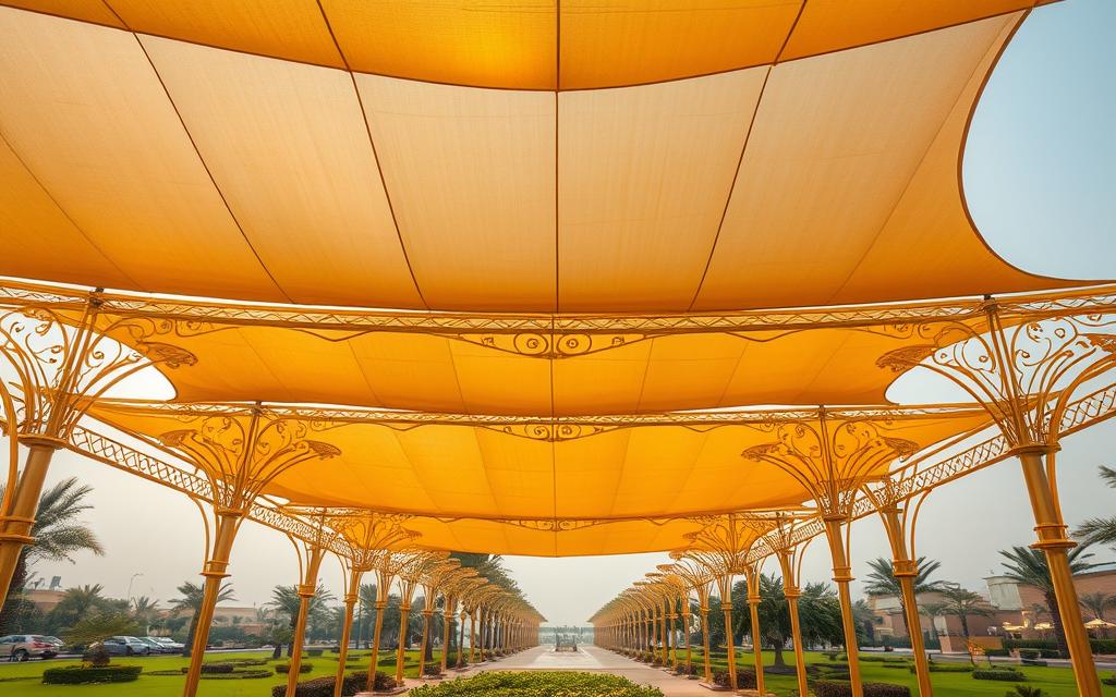 مظلات وسواتر الرياض الغطاء الذهبي