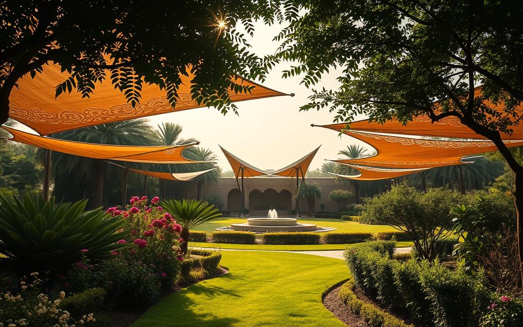 مظلات حدائق الاحساء