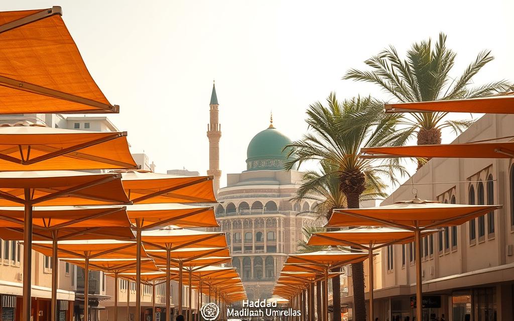 مظلات المدينة المنورة