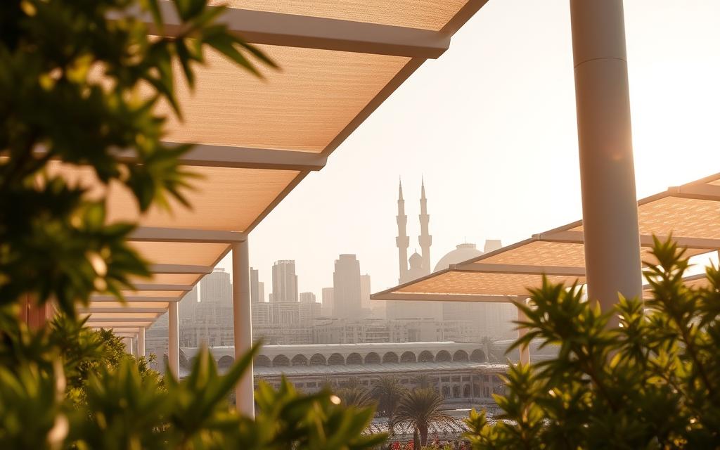 مظلات وسواتر مكة