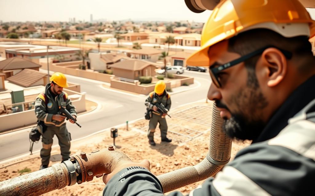 خطوات كشف تسربات المياه